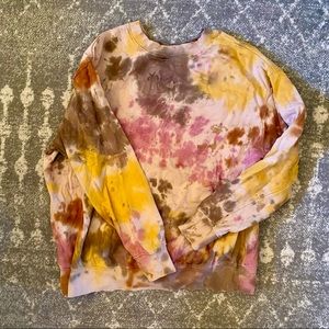 Tie dye sweat suit set